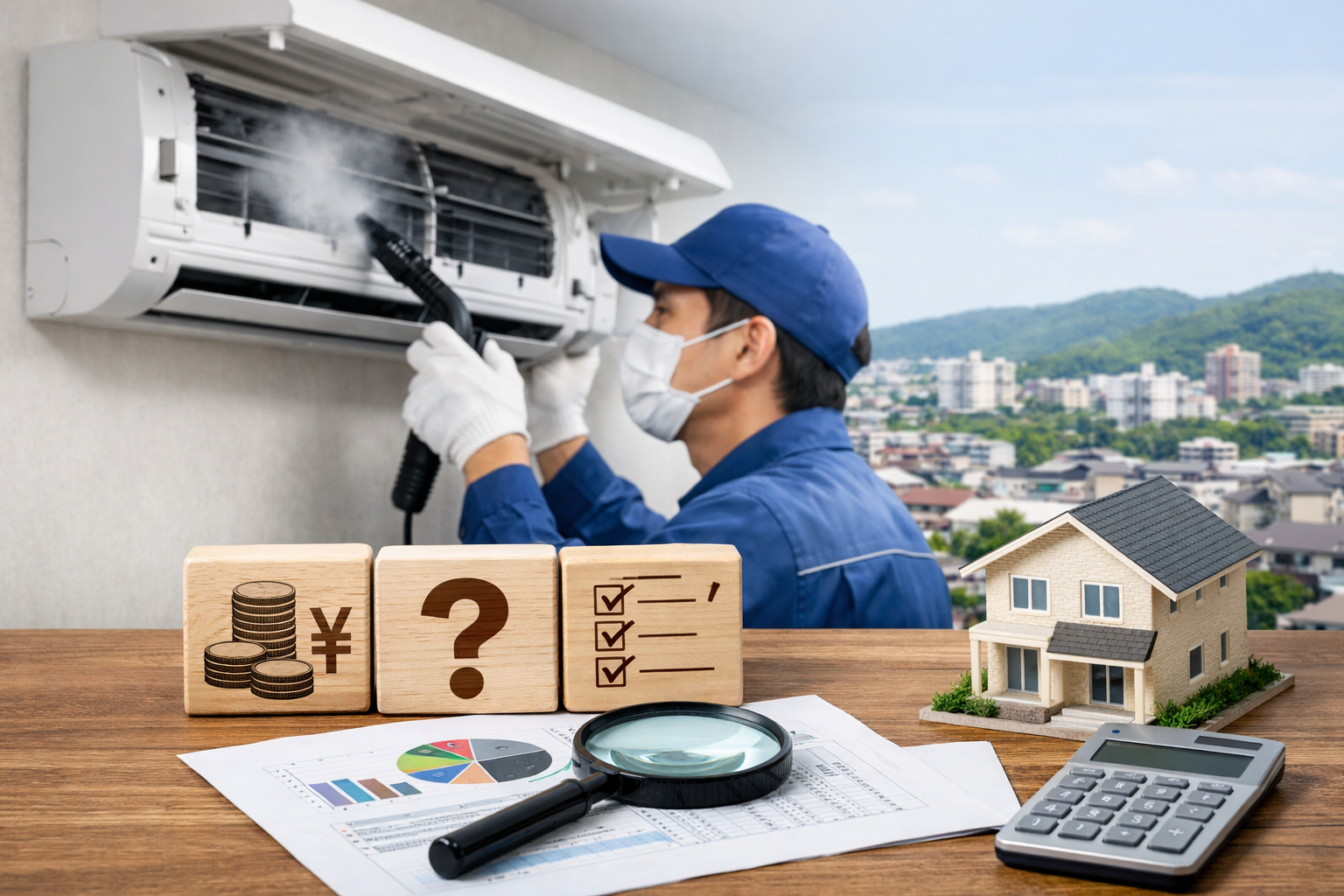 高槻市のエアコンクリーニング業者はどう選ぶ？料金相場と比較ポイント