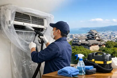 松山市のエアコンクリーニング業者｜料金相場と選び方を解説