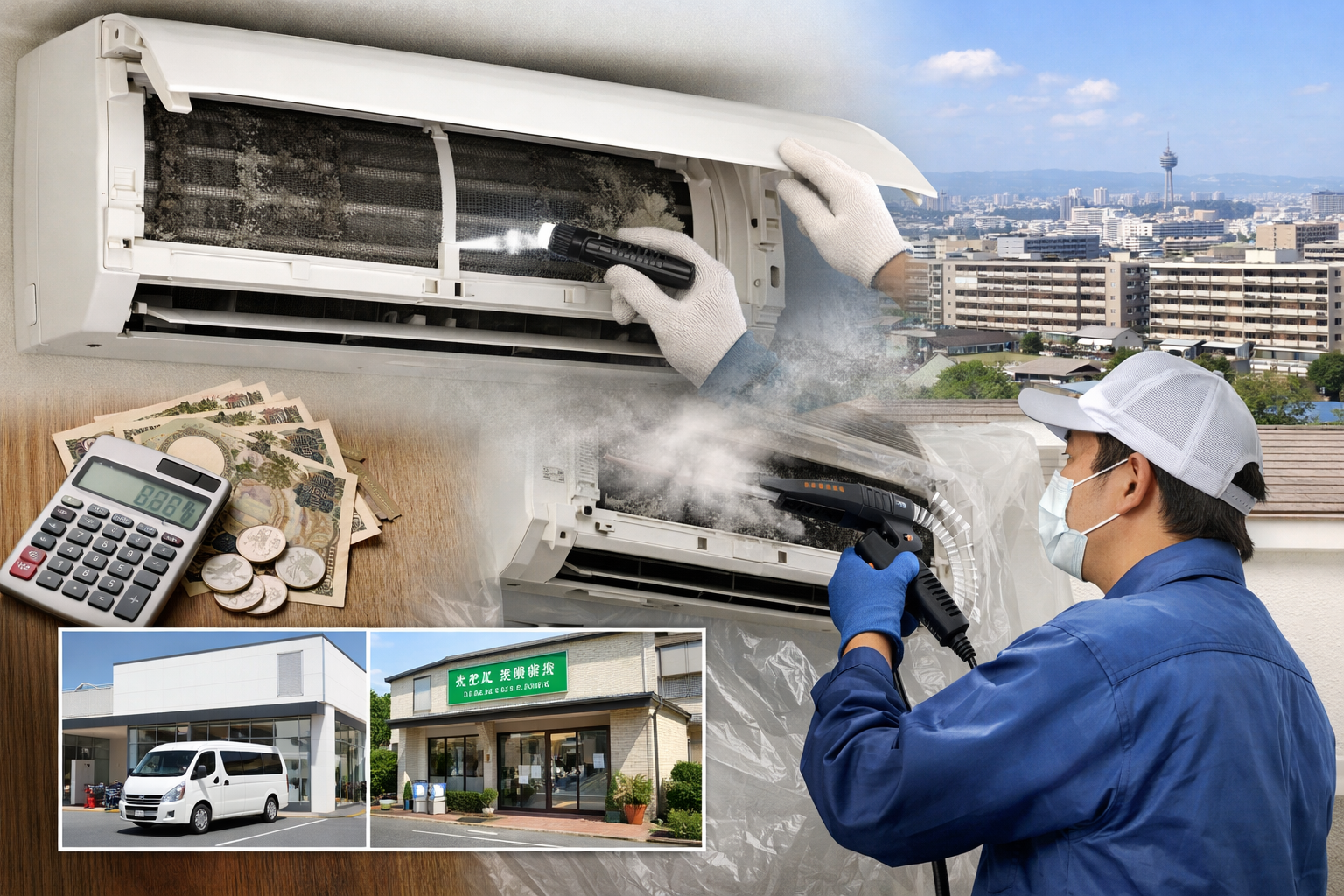 尼崎市のエアコンクリーニング業者はどう選ぶ?料金相場と比較ポイント