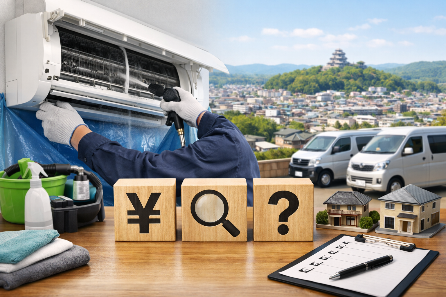 多治見市のエアコンクリーニング業者はどう選ぶ？料金相場と比較ポイント