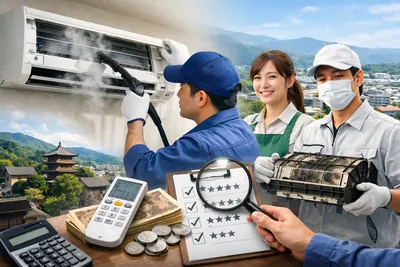 越前市のエアコンクリーニング業者はどう選ぶ？料金相場と比較ポイント