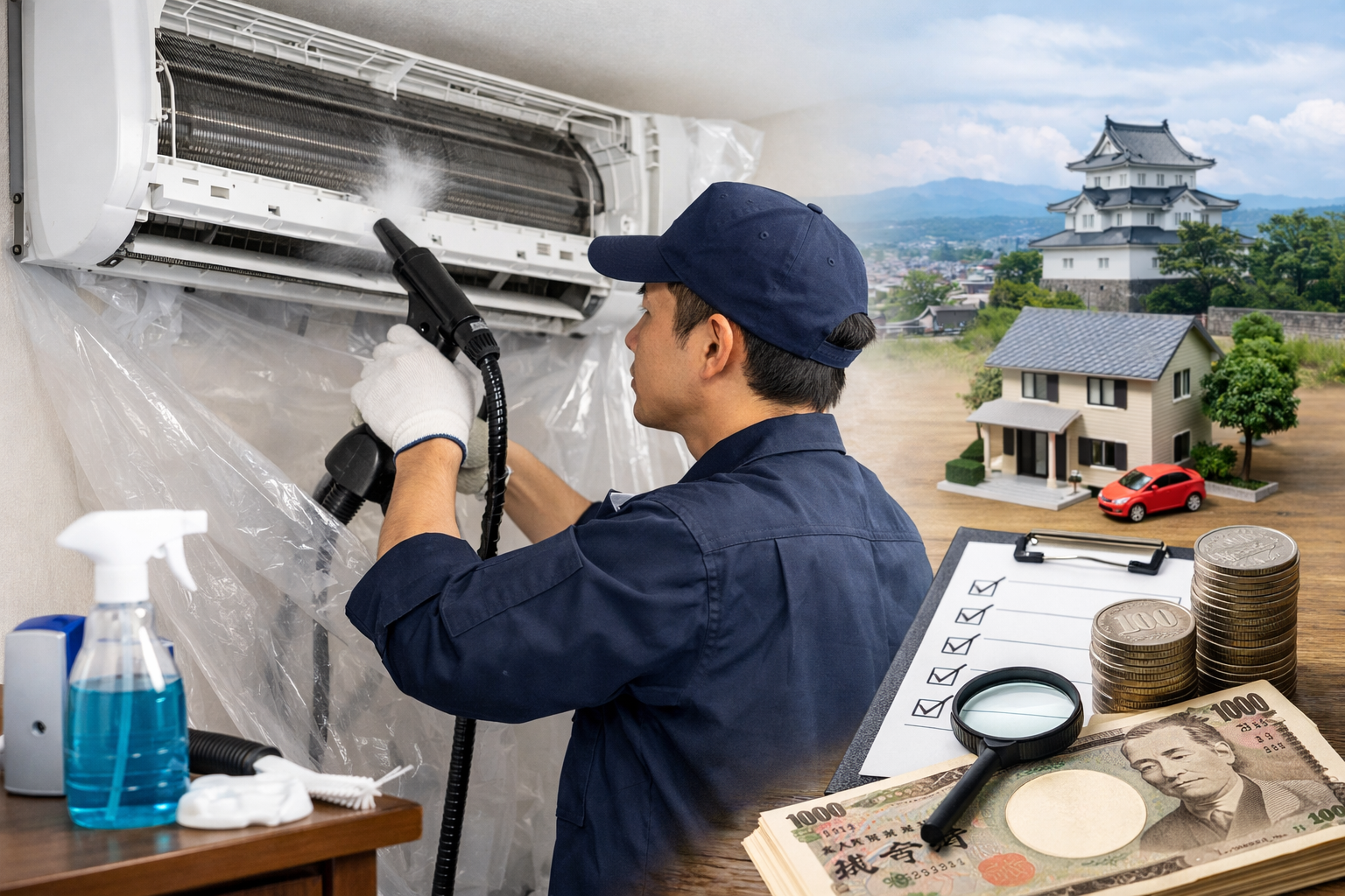 新発田市のエアコンクリーニング業者はどう選ぶ？料金相場と比較ポイント