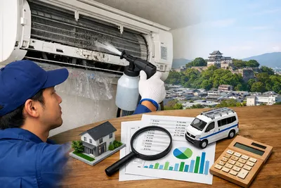 津山市のエアコンクリーニング業者はどう選ぶ？料金相場と比較ポイント