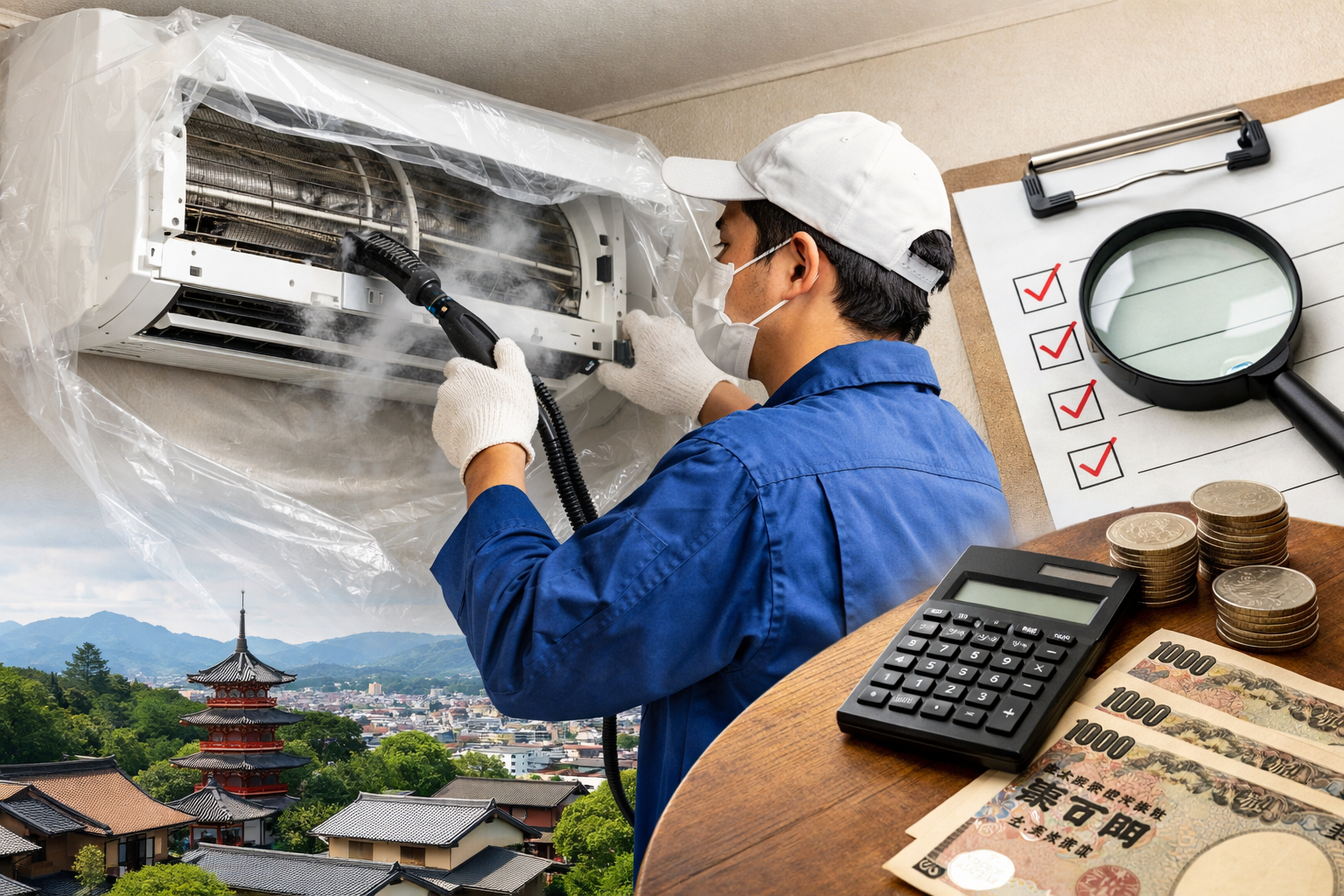 宇佐市のエアコンクリーニング業者｜料金相場と比較ポイント