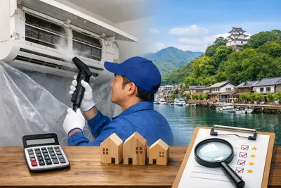 宇和島市のエアコンクリーニング業者はどう選ぶ？料金相場と比較ポイント