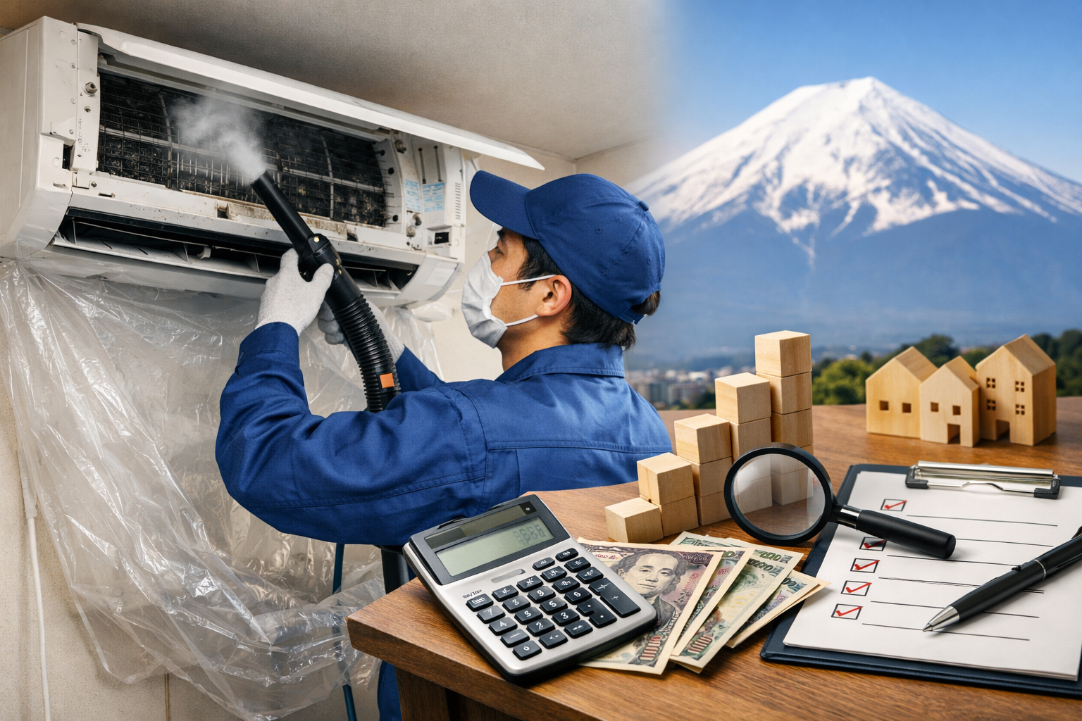 富士宮市のエアコンクリーニング業者はどう選ぶ？料金相場と比較ポイント