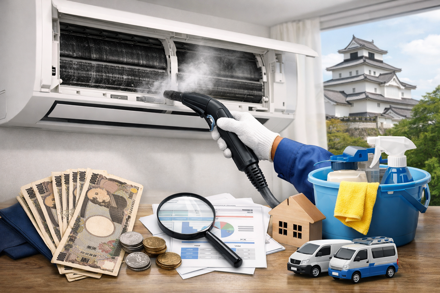 白河市のエアコンクリーニング業者はどう選ぶ？料金相場と比較ポイント