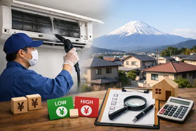 裾野市のエアコンクリーニング業者はどう選ぶ？料金相場と比較ポイント